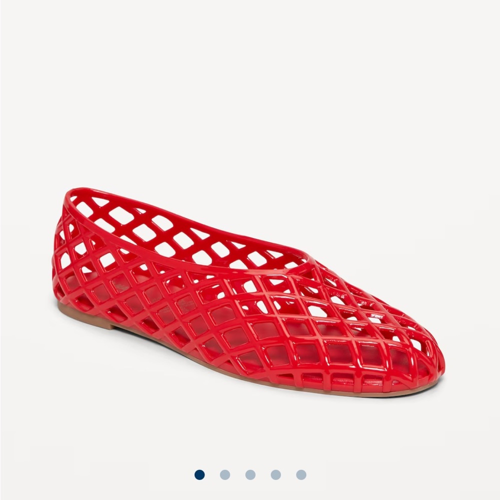 Lattice red jelly flats